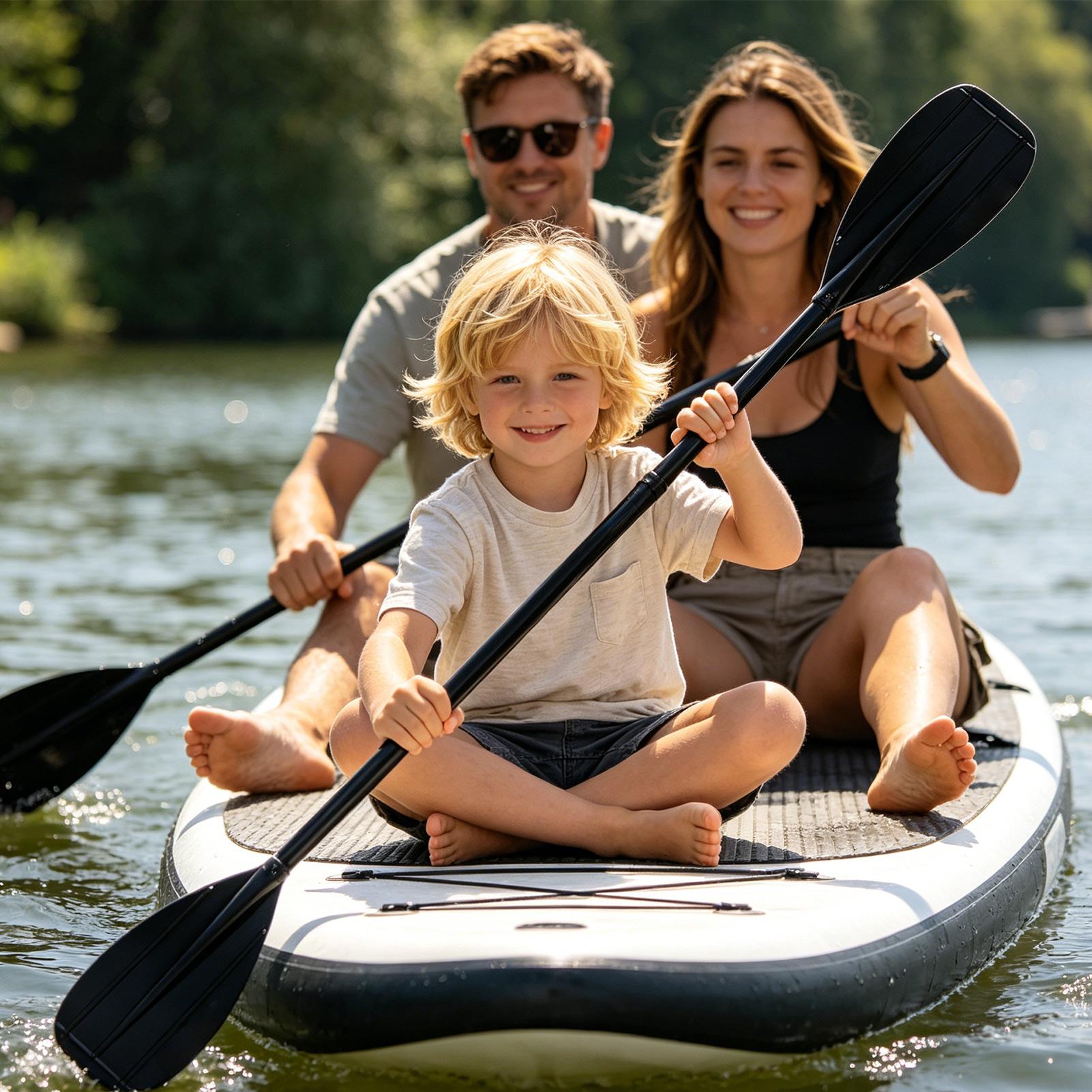 Fishing Kayak Anchor - Koolstofvezel peddel 2-delig lichtgewicht peddel met
