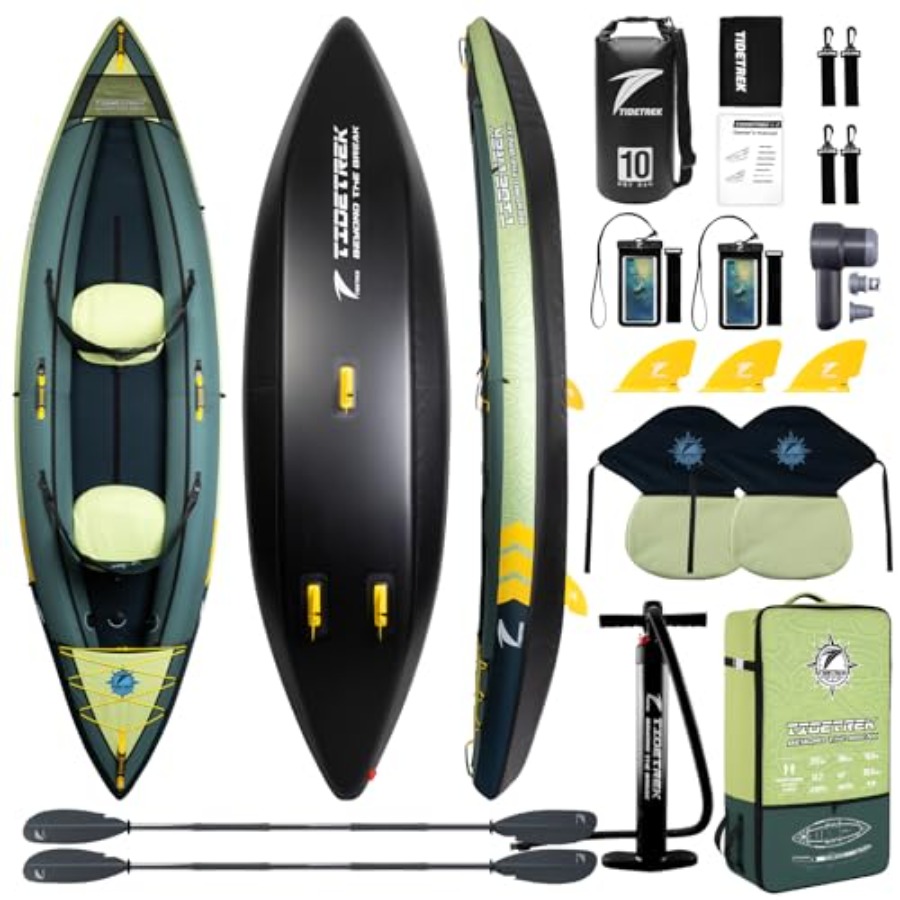 Fishing Kayak Seat - Opblaasbare toerkajak voor gebruik op meren,