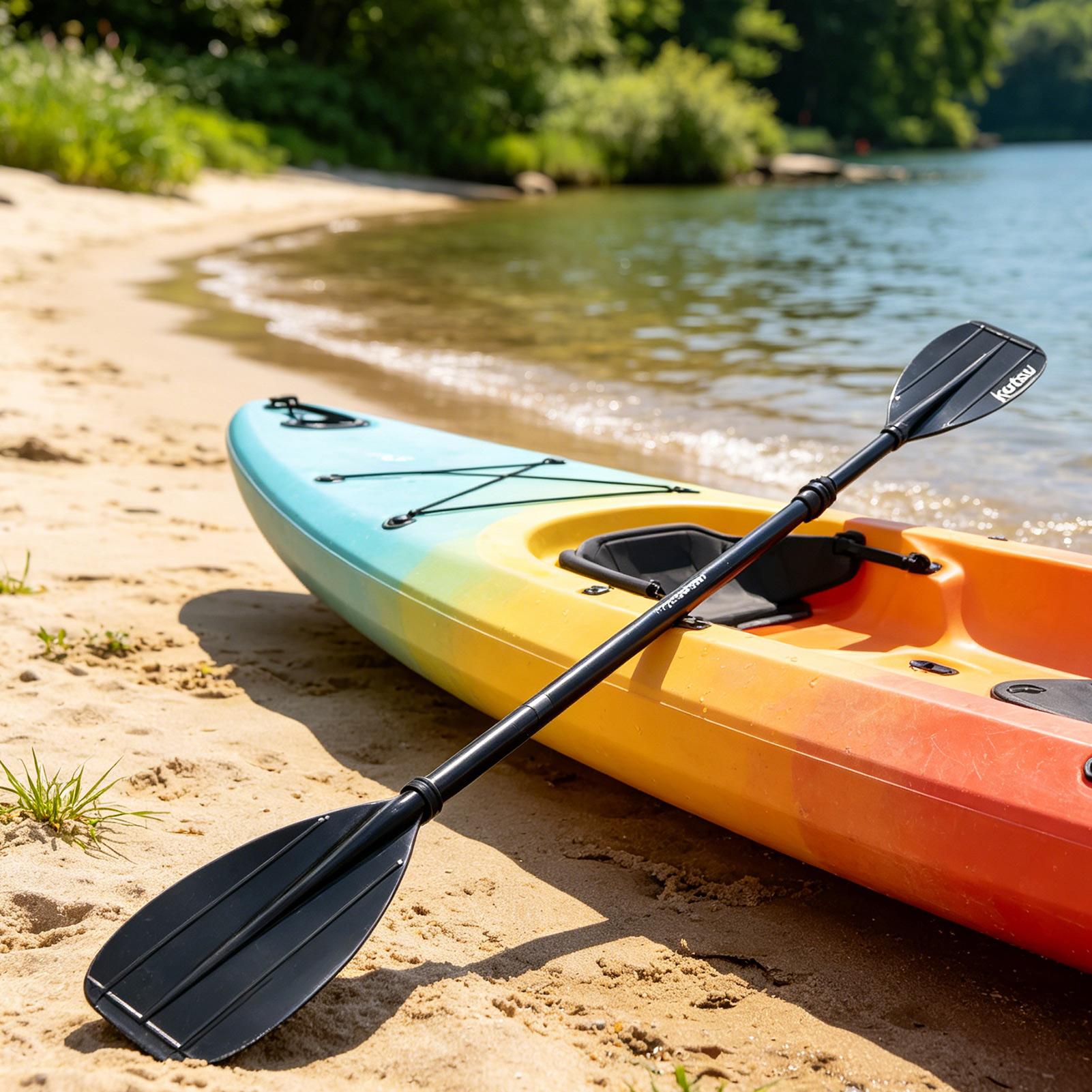 Fishing Kayak Anchor - 2-delige kajakpeddel van carbonfiber, lichtgewicht dubbelbladige