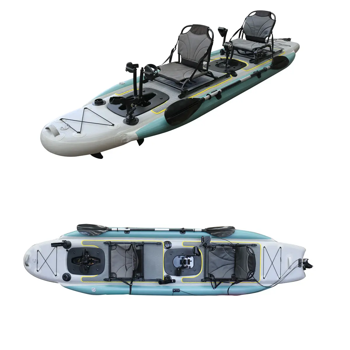 14ft Opblaasbare Vissen Kano B - Fishing Kayak Seat recensie en prijs